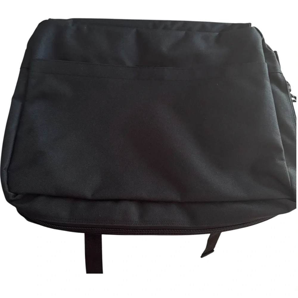 Classic Black Laptop Messenger Bag